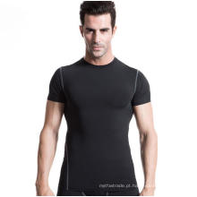 Homens Curto-Luva Esportes T-Shirt Intensos Exercícios Suor Rápido